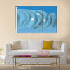 Vector Flag of Micronesia Multi panel canvas wall art