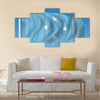 Vector Flag of Micronesia Multi panel canvas wall art