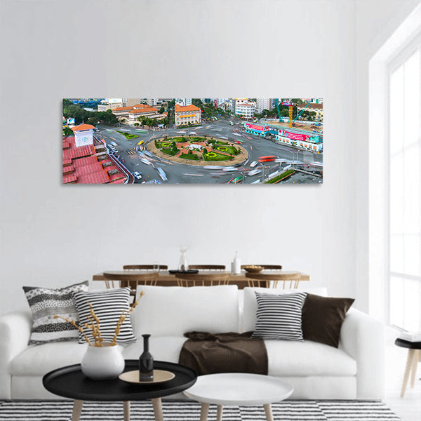 Ho Chi Minh City, Vietnam panoramic canvas wall art