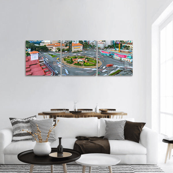 Ho Chi Minh City, Vietnam panoramic canvas wall art