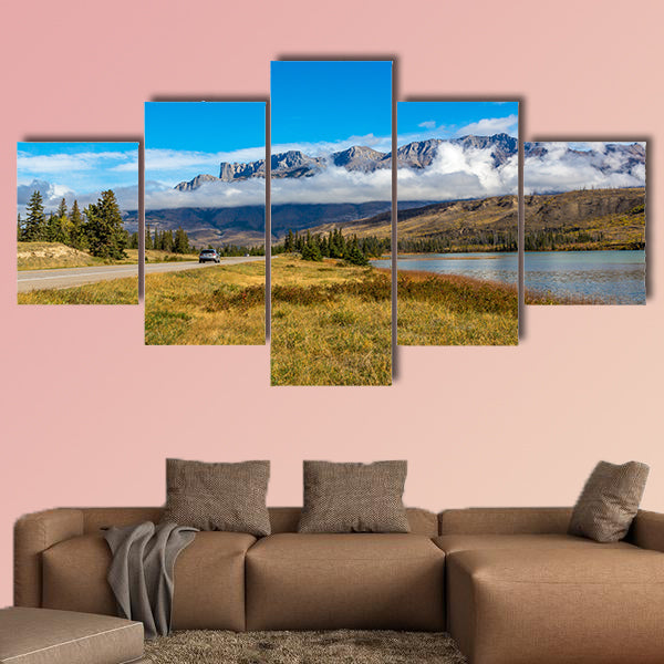 Jasper National Park, Alberta Canada Multi panel canvas wall art