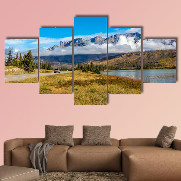Jasper National Park, Alberta Canada Multi panel canvas wall art