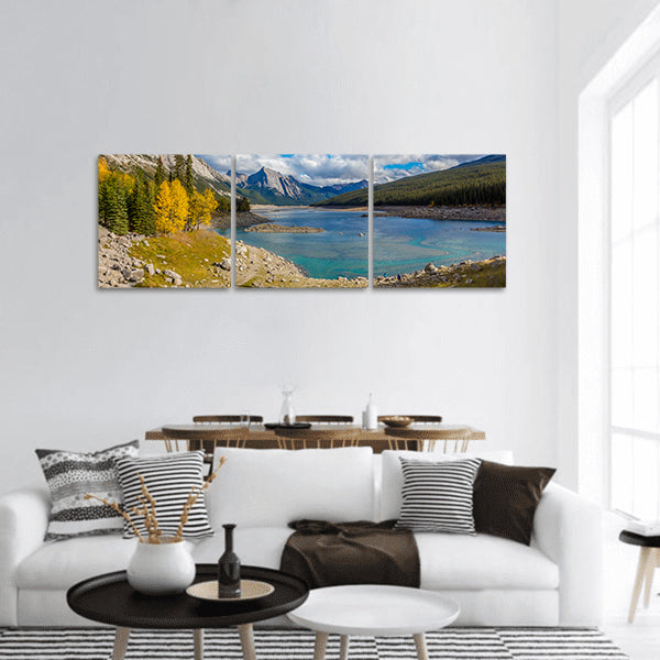 Jasper National Park, Alberta Canada panoramic canvas wall art