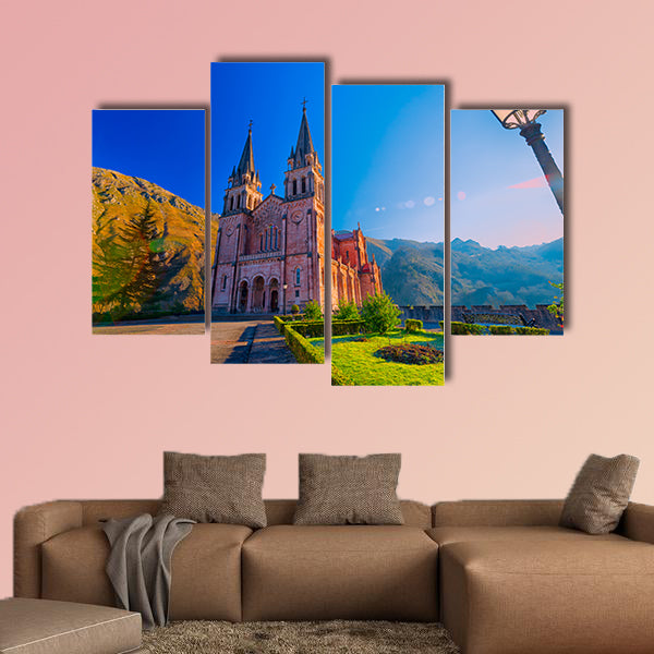 Sanctuary of Covadonga Asturias Spain multi panel canvas wall art