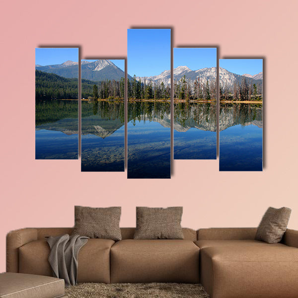 Located in the Saw tooth Mountain Range, Idaho Multi panel canvas wall art