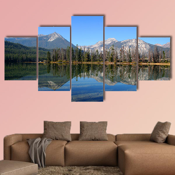 Located in the Saw tooth Mountain Range, Idaho Multi panel canvas wall art