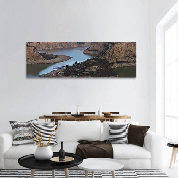 The Yellow River laoniuwan panoramic canvas wall art