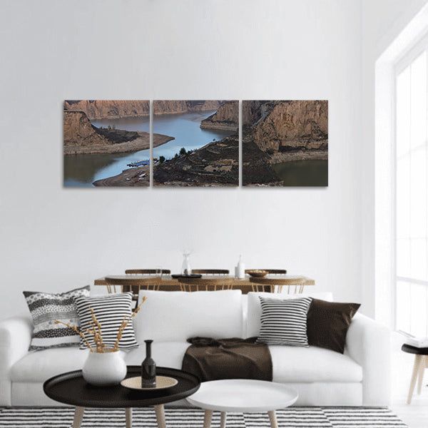 The Yellow River laoniuwan panoramic canvas wall art
