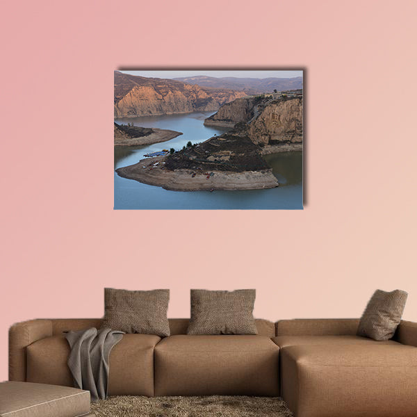 The Yellow River laoniuwan multi panel canvas wall art