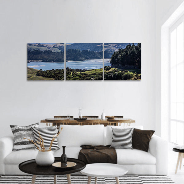 Coromandel Peninsula, North Island, New Zealand panoramic canvas wall art