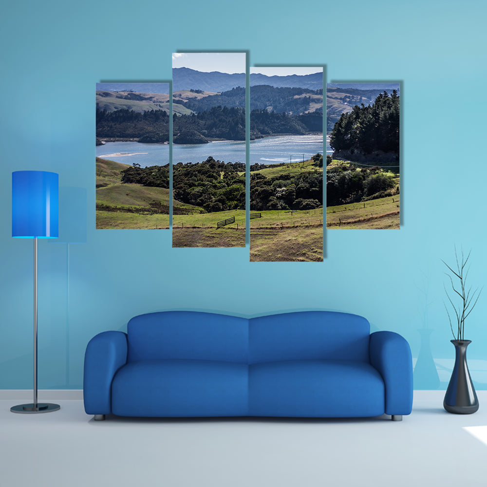 Coromandel Peninsula In North Island New Zealand Multi Panel Canvas Wall Art