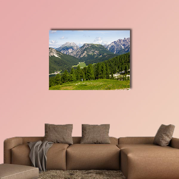 Mountain Trails Three Peaks Lavaredo Multi panel canvas wall art