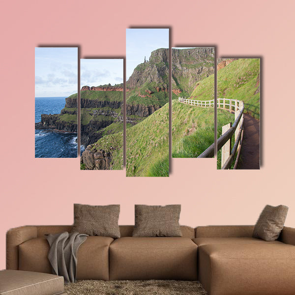 Giants Causeway Coastal Footpath; County Antrim; Northern Ireland, wall art