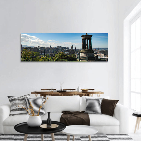 Calton Hill, Edinburgh, Scotland, UK panoramic canvas wall art