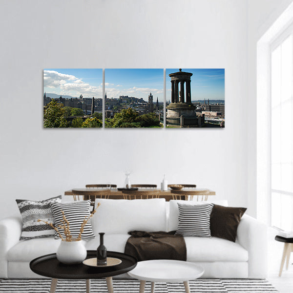Calton Hill, Edinburgh, Scotland, UK panoramic canvas wall art