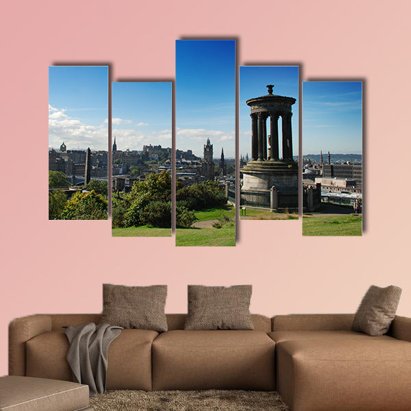 Calton Hill, Edinburgh multi panel canvas wall art