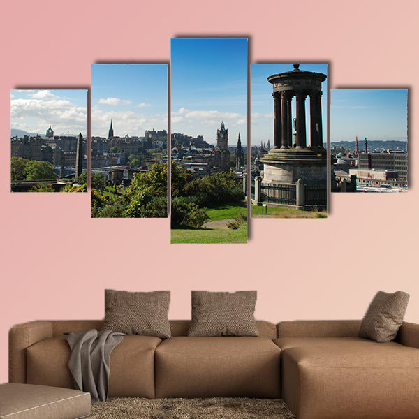Calton Hill, Edinburgh multi panel canvas wall art
