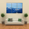 Landscape of Pyrenees mountains at winter time Multi panel canvas wall art