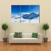 mountains at winter time Landscape of Pyrenees Multi panel canvas wall art