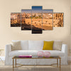 Ruins of the largest Colosseum in North Africa Multi panel canvas wall art