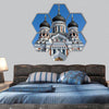 St. Alexander Nevsky orthodox church in Tallinn, Estonia hexagonal canvas wall art