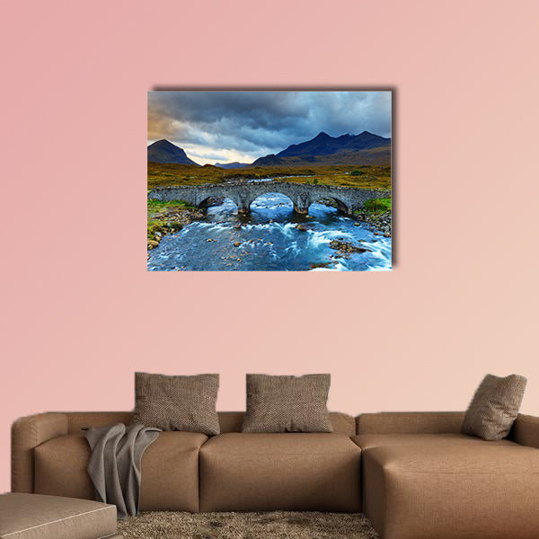 Sligachan Glen, Marsco mountain, Skye, Inner Hebrides in Highlands art