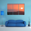 Sunset background image from the island nation of Haiti Multi panel canvas wall art