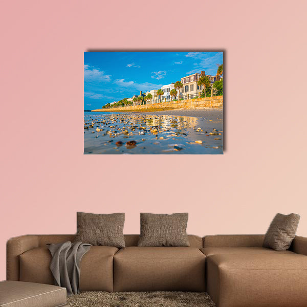 Battery Park in the historic waterfront area of Charleston, South wall art