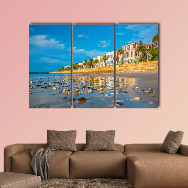 Battery Park in the historic waterfront area of Charleston, South wall art
