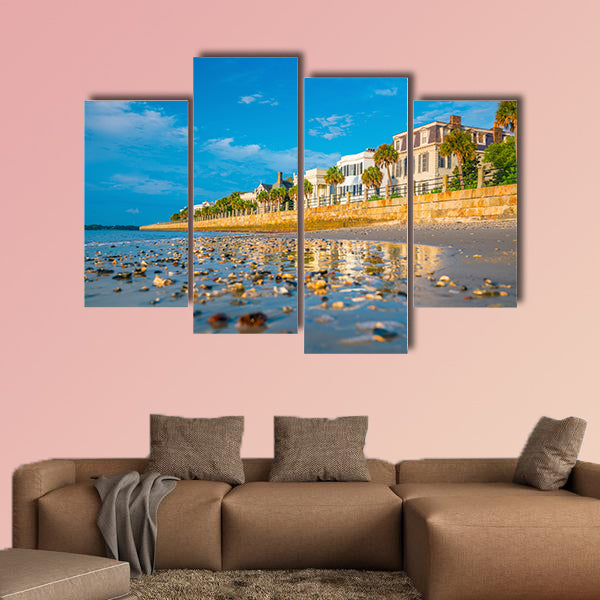 Battery Park in the historic waterfront area of Charleston, South wall art