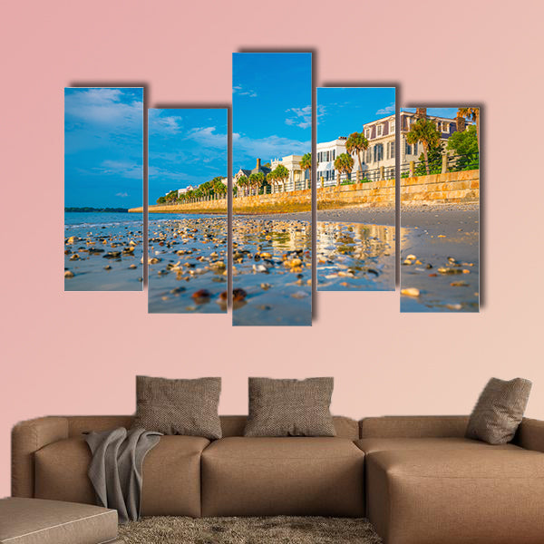 Battery Park in the historic waterfront area of Charleston, South wall art