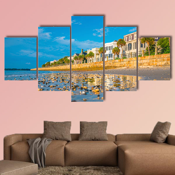 Battery Park in the historic waterfront area of Charleston, South wall art