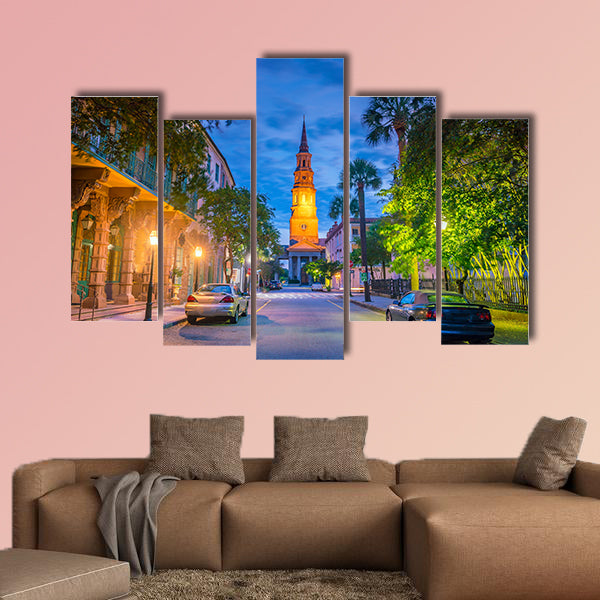 Historical downtown area of Charleston, South Carolina, USA wall art