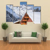 Chad with snow in Austrian Alps with mountain view Multi panel canvas wall art