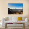 Panorama Of Crater Salt Lake Assal In Djibouti Multi Panel Canvas Wall Art