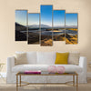 Panorama Of Crater Salt Lake Assal In Djibouti Multi Panel Canvas Wall Art