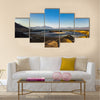 Panorama Of Crater Salt Lake Assal In Djibouti Multi Panel Canvas Wall Art