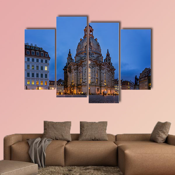Dresden Frauenkirche Exterior City Landscape Square Market multi wall art