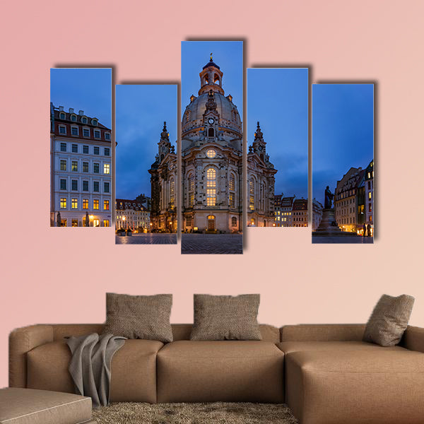 Dresden Frauenkirche Exterior City Landscape Square Market multi wall art