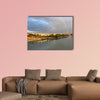 Rainbow over Sevilla, Spain multi panel canvas wall art