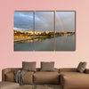 Rainbow over Sevilla, Spain multi panel canvas wall art