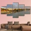 Rainbow over Sevilla, Spain multi panel canvas wall art