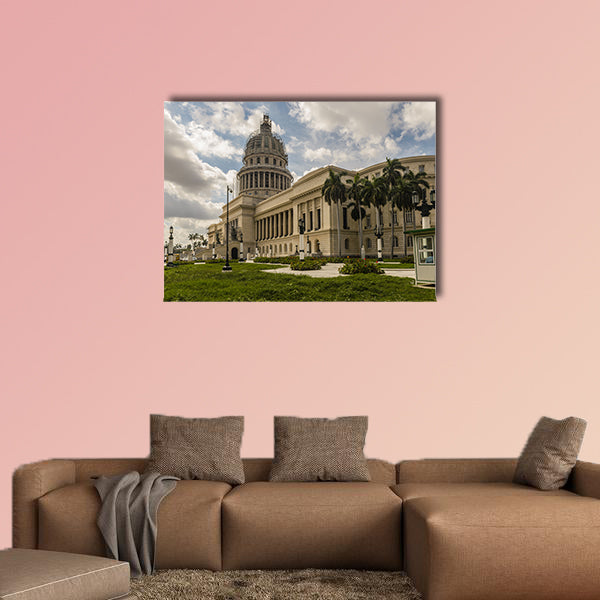 National Capitol during renovation in Havana Cuba