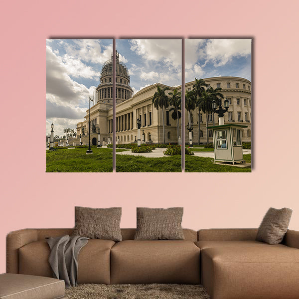 National Capitol during renovation in Havana Cuba