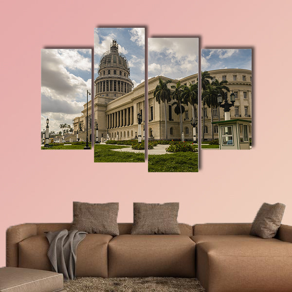 National Capitol during renovation in Havana Cuba