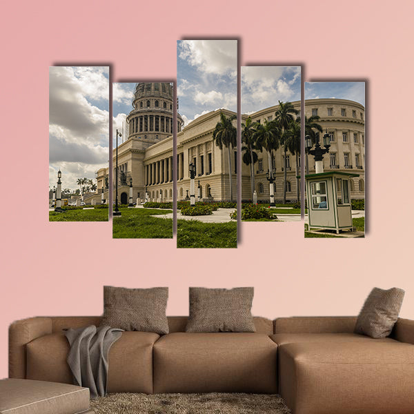 National Capitol during renovation in Havana Cuba