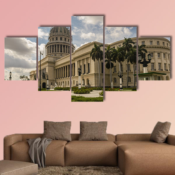 National Capitol during renovation in Havana Cuba
