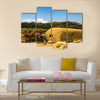 Ruins in Keskese archeological place in Eritrea multi panel canvas wall art