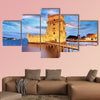 Belem tower, Lisbon, Portugal multi panel canvas wall art