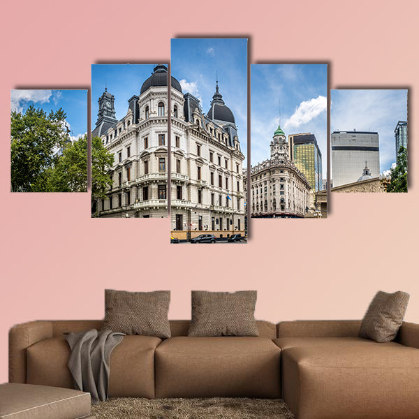 Buildings and Cathedral near Plaza de Mayo, Buenos Aires, wall art